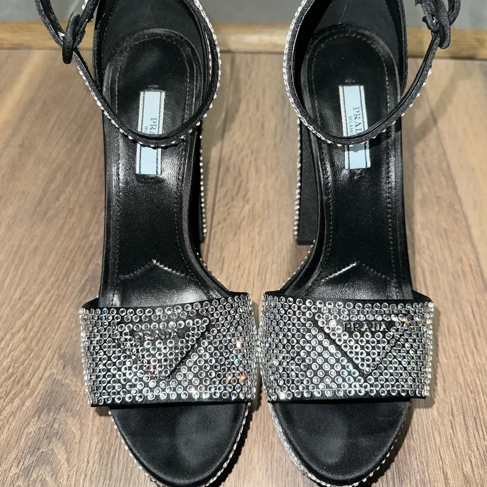 Prada Crystal Platforms 38 - Picture 5 of 7